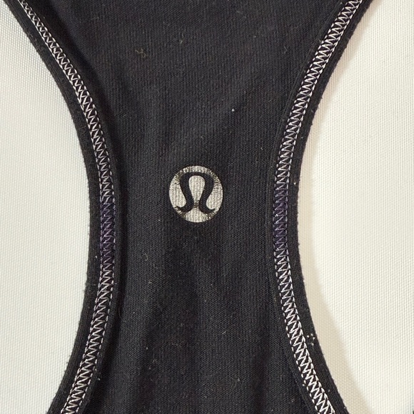 lululemon athletica Sleek Black Racerback Tank. Size small or medium. - Picture 4 of 13